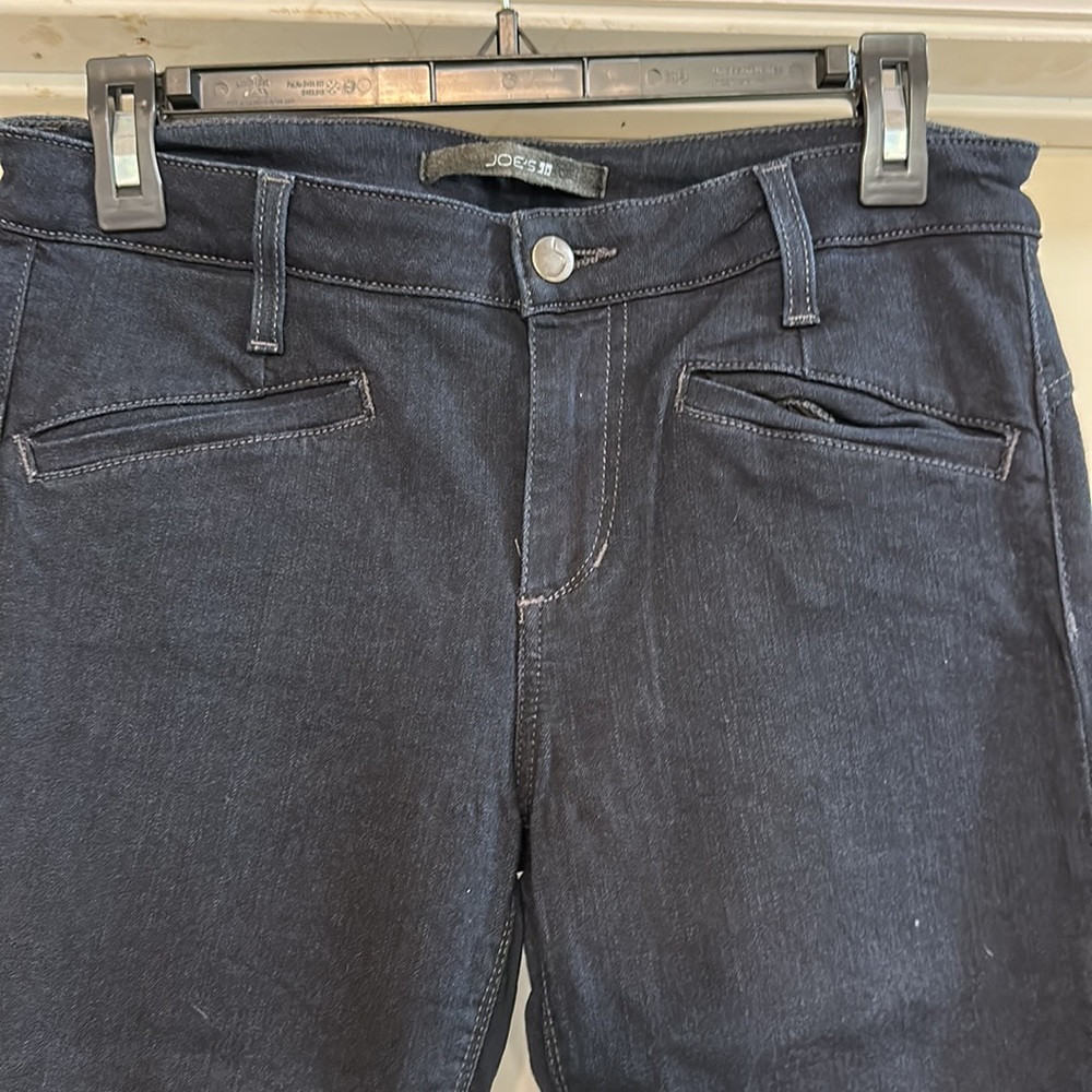 Joe’s Flawless the mustang flare, size 29, dark wash denim super soft